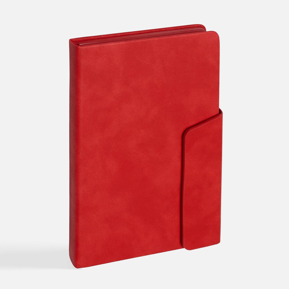 Ежедневник Leadmark, недатированный, красный / Миниатюра WWW (1000)