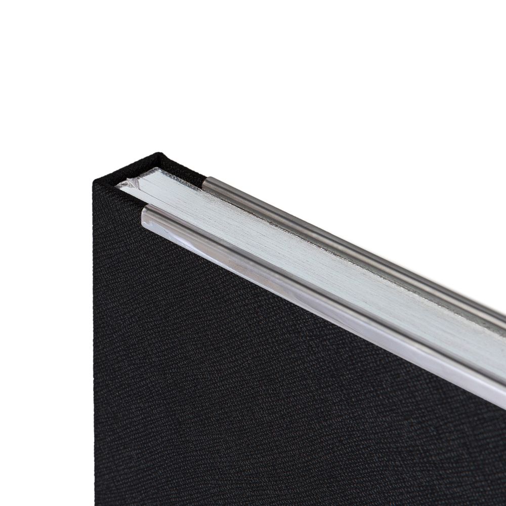 Ежедневник Frame Metal, недатированный, черный / Миниатюра WWW (1000)