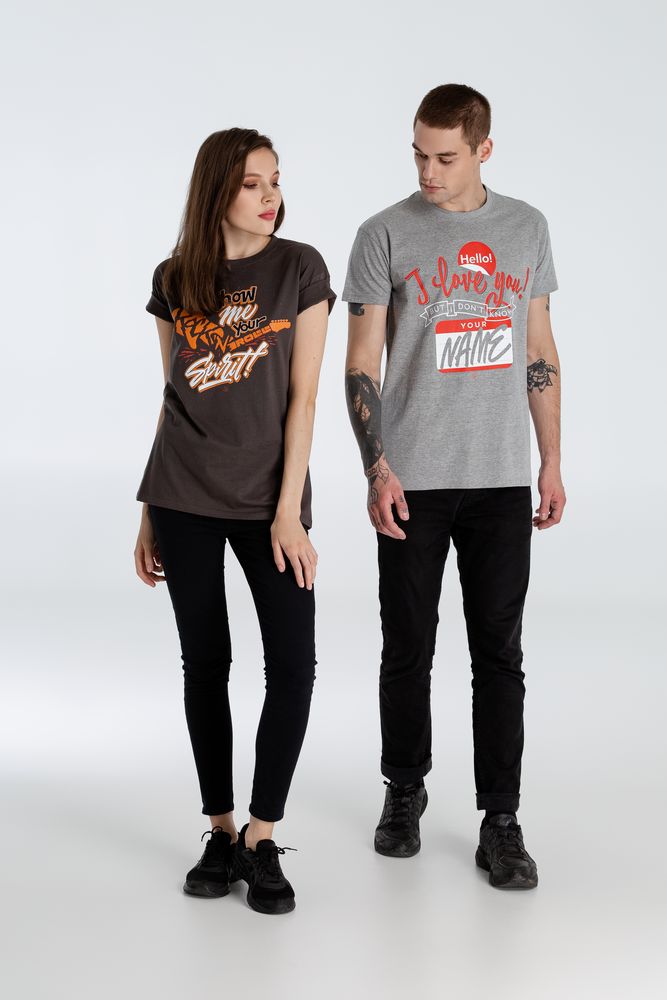 Футболка Show Me Your Rock'n'roll Spirit, темно-серая / Миниатюра WWW (1000)