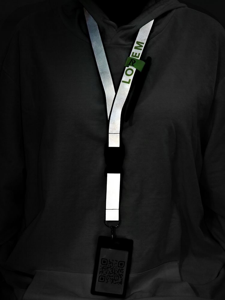 Лента светоотражающая Interlevel, желтая с серым / Миниатюра WWW (1000)