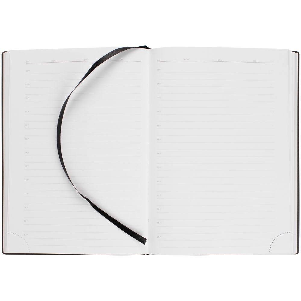 Ежедневник Vivian ver.2, недатированный, черный / Миниатюра WWW (1000)