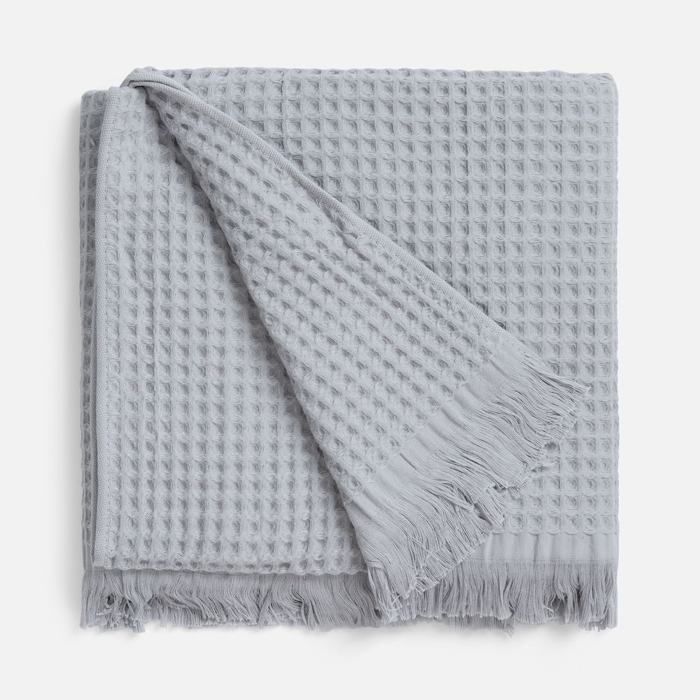 Плед вафельный Elenglect, светло-серый / Миниатюра WWW (1000)