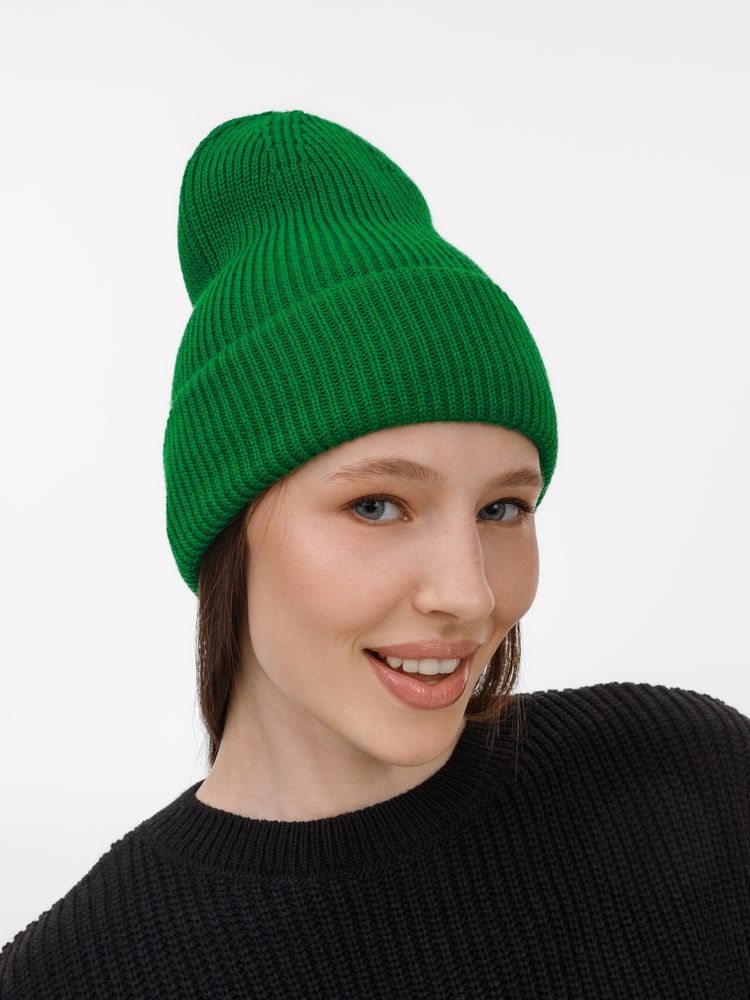 Шапка Nobilis Mono, ярко-зеленая / Миниатюра WWW (1000)