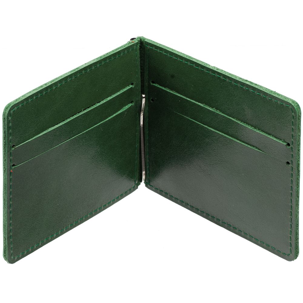 Зажим для купюр Apache, зеленый / Миниатюра WWW (1000)