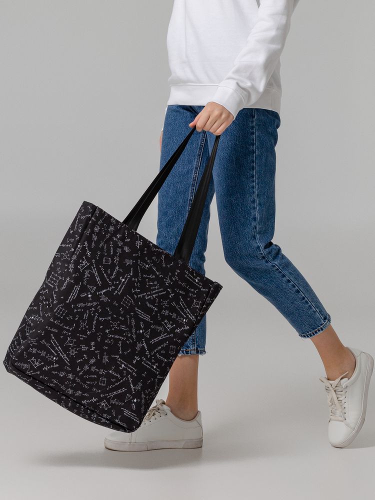 Сумка для покупок «Примерная», черная / Миниатюра WWW (1000)