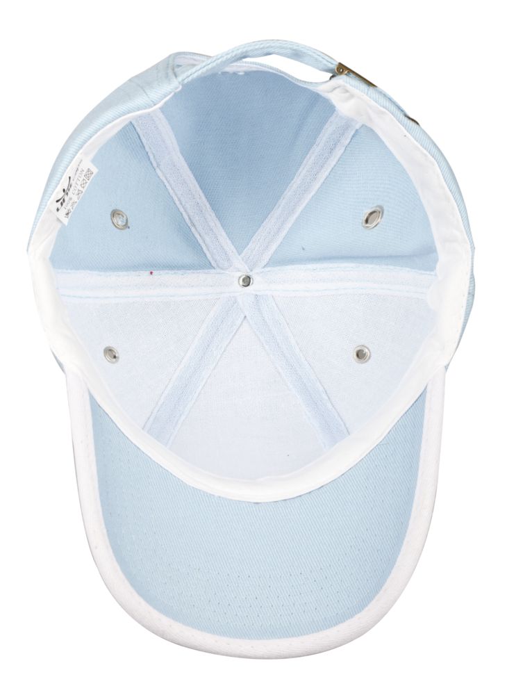 Бейсболка Unit Trendy, голубая с белым / Миниатюра WWW (1000)