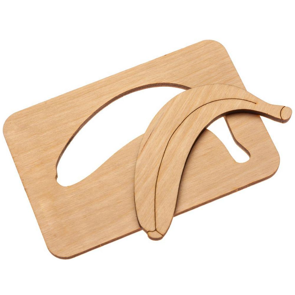 Карточки-раскраски Wood Games, фрукты / Миниатюра WWW (1000)