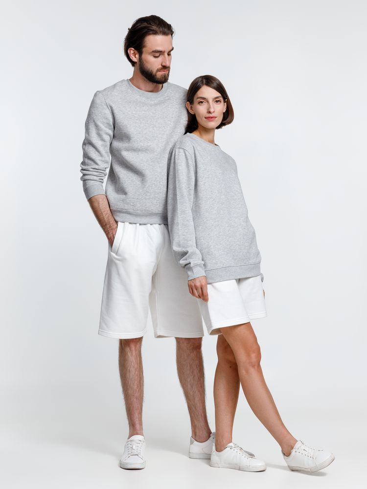 Свитшот унисекс Delta, серый меланж / Миниатюра WWW (1000)