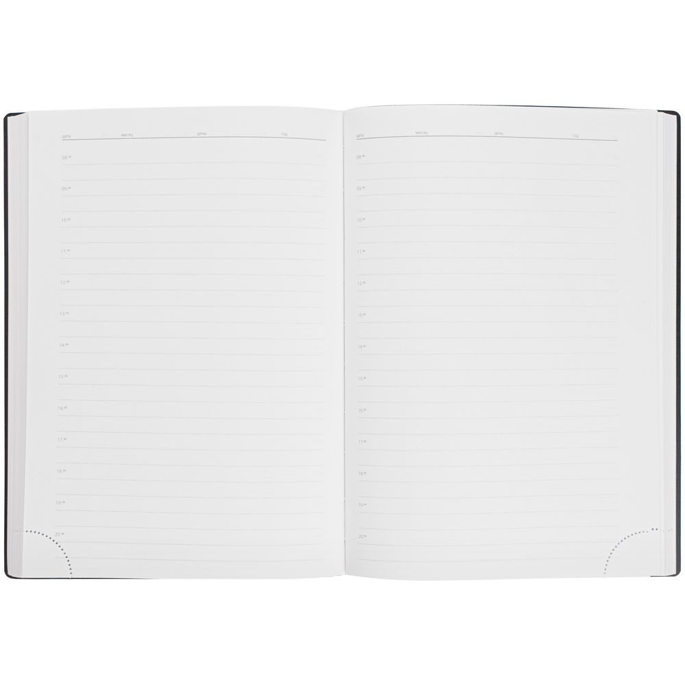 Ежедневник Vivian ver.2, недатированный, черный / Миниатюра WWW (1000)