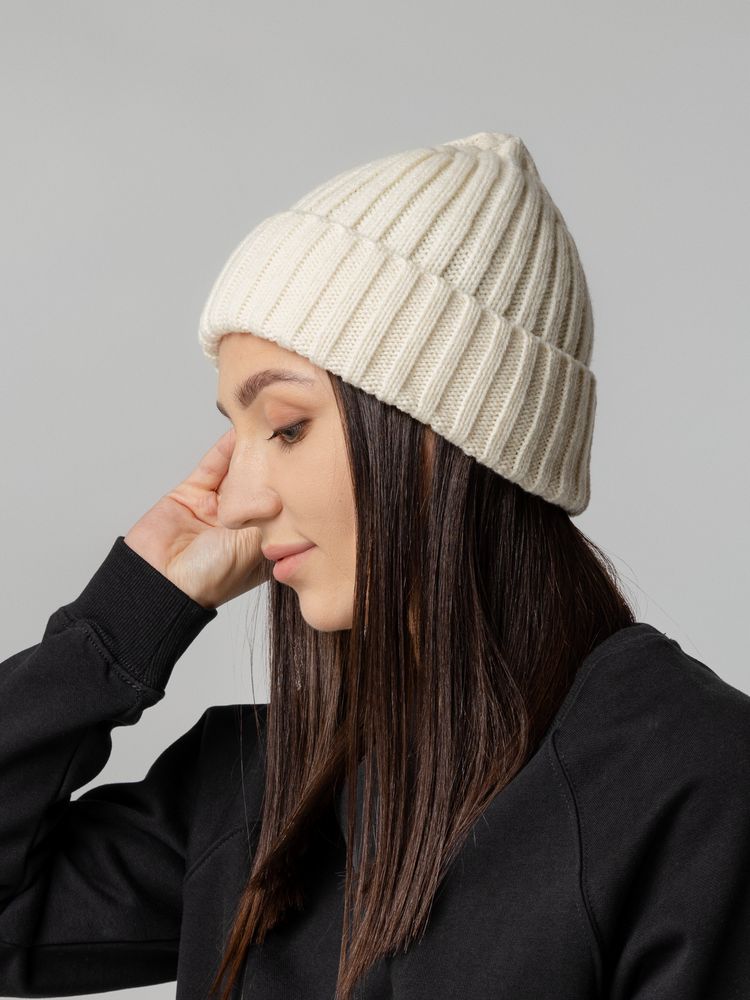 Шапка Uni, молочно-белая / Миниатюра WWW (1000)