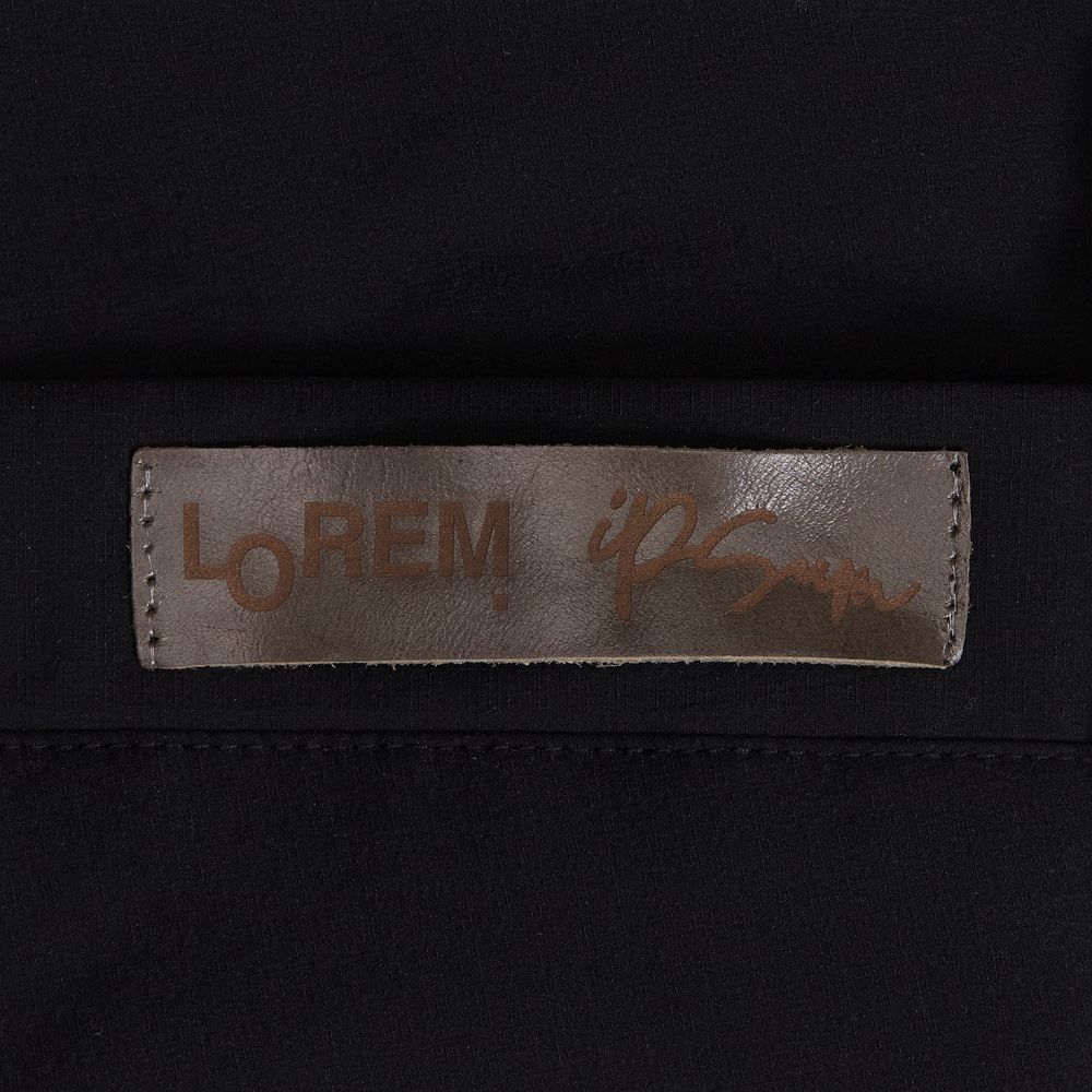 Куртка-парка унисекс Sfera, черная / Миниатюра нанесения (1000)