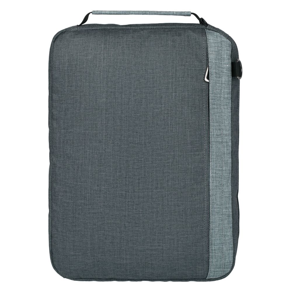 Конференц-сумка 2 в 1 twoFold, темно-серая / Миниатюра WWW (1000)