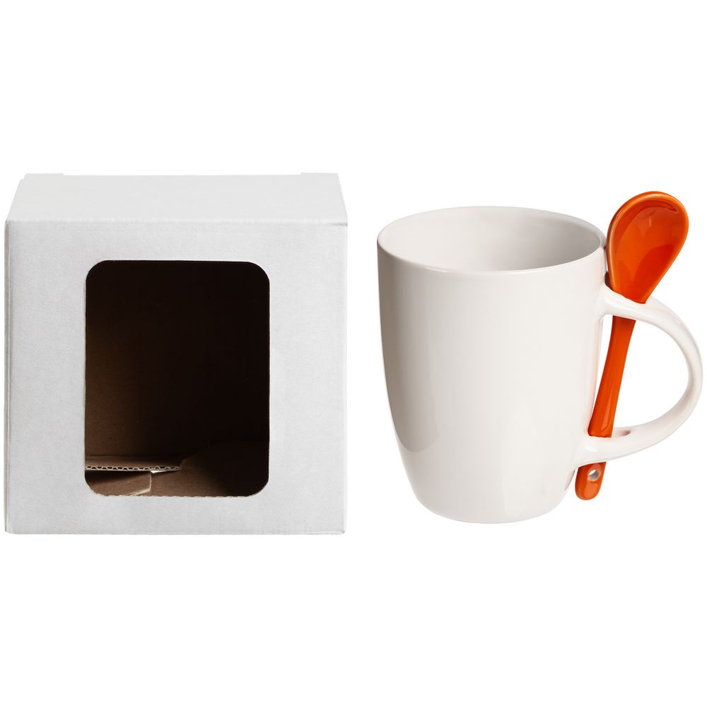 Коробка с окном для кружки Window, белая / Миниатюра WWW (1000)