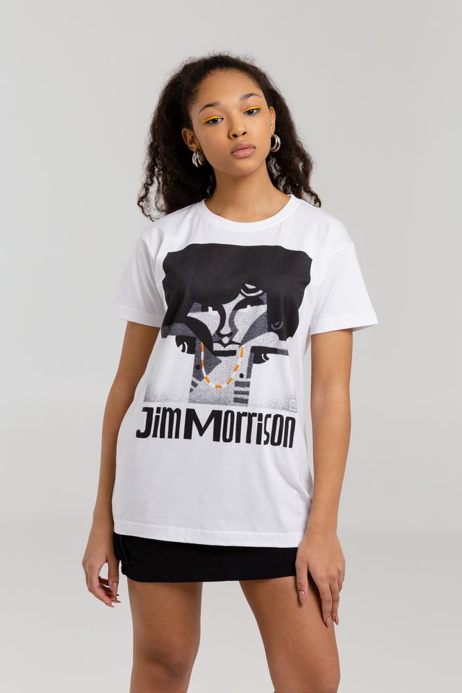Футболка «Меламед. Jim Morrison», белая / Миниатюра WWW (1000)