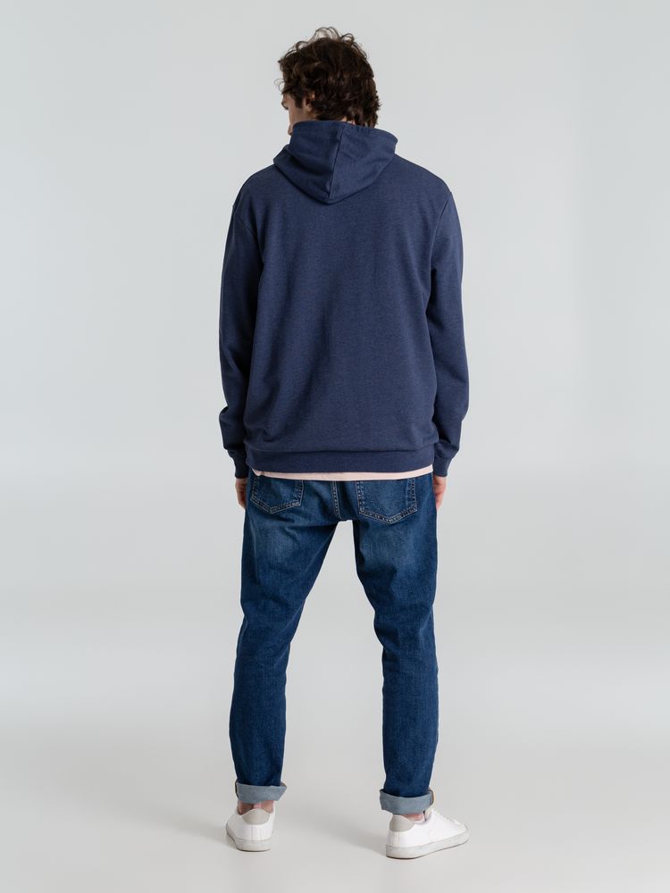 Толстовка с капюшоном унисекс Hoodie, синий меланж / Миниатюра WWW (1000)