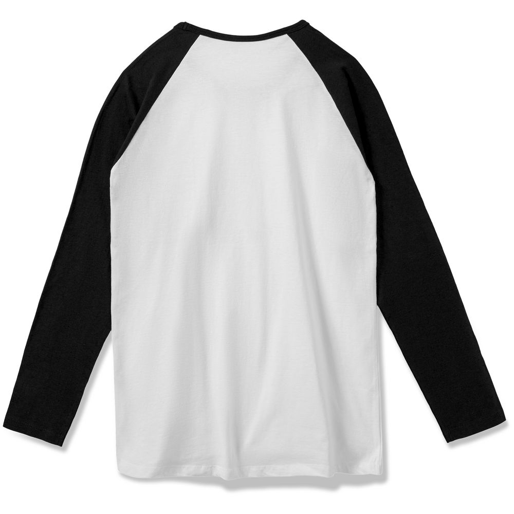 Футболка женская с длинным рукавом Milky Lsl, белая с черным / Миниатюра WWW (1000)