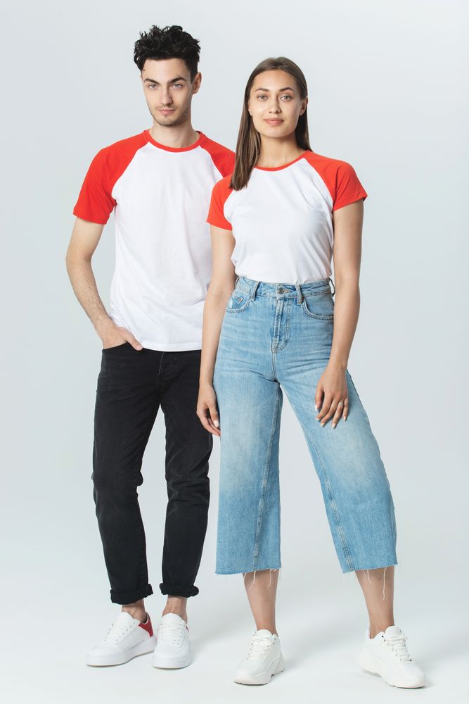 Футболка женская T-bolka Bicolor Lady, белая / Миниатюра WWW (1000)