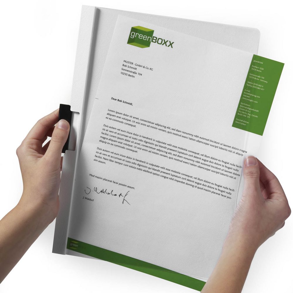 Папка Duraclip Original, белая / Миниатюра WWW (1000)