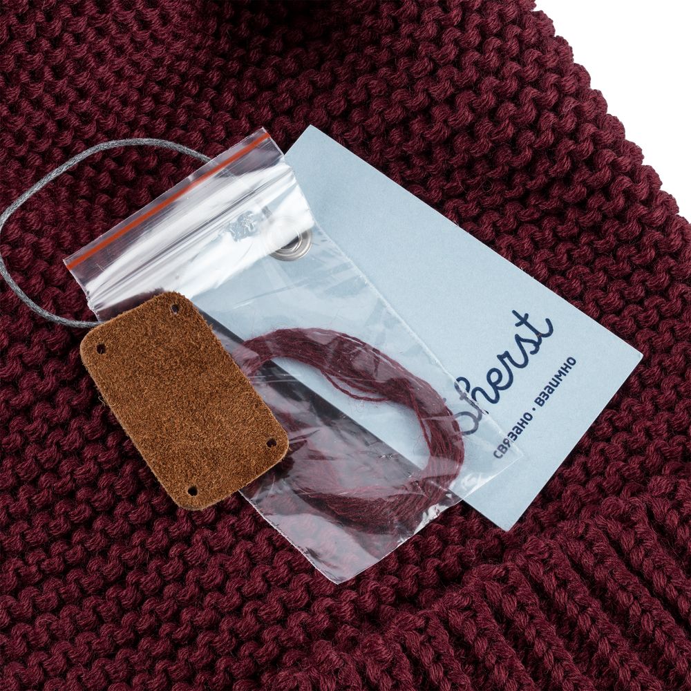 Шапка Brugge, бордовая / Миниатюра WWW (1000)