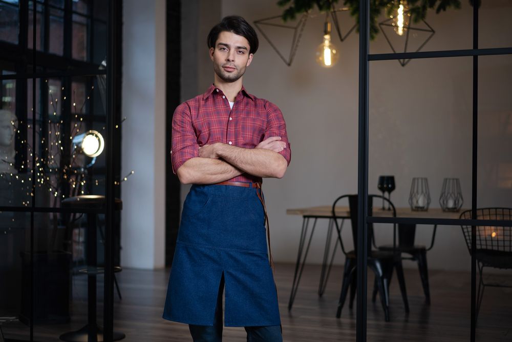 Фартук Gusto, синий / Миниатюра WWW (1000)