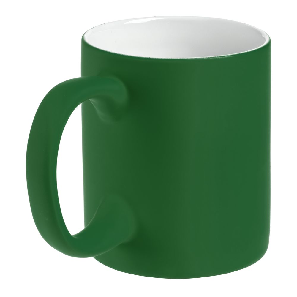 Кружка Sippy c покрытием софт-тач, зеленая / Миниатюра WWW (1000)