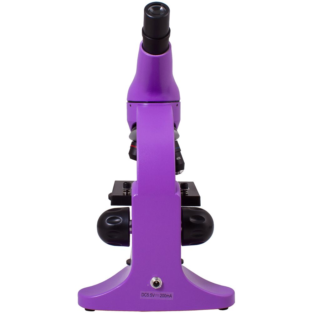 Монокулярный микроскоп Rainbow 50L с набором для опытов, фиолетовый / Миниатюра WWW (1000)