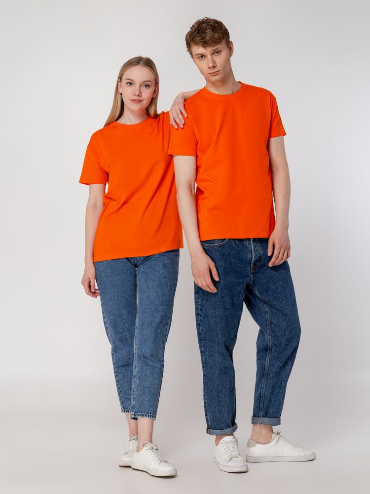 Футболка унисекс Regent 150, оранжевая / Миниатюра WWW (1000)