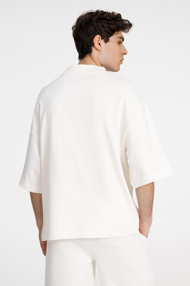 Футболка оверсайз унисекс T9, молочно-белая / Миниатюра WWW (1000)