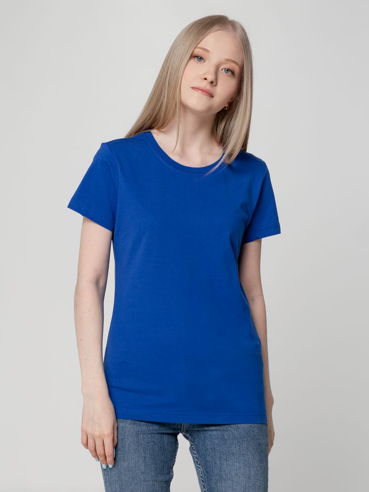 Футболка женская T-bolka Lady, ярко-синяя / Миниатюра WWW (1000)