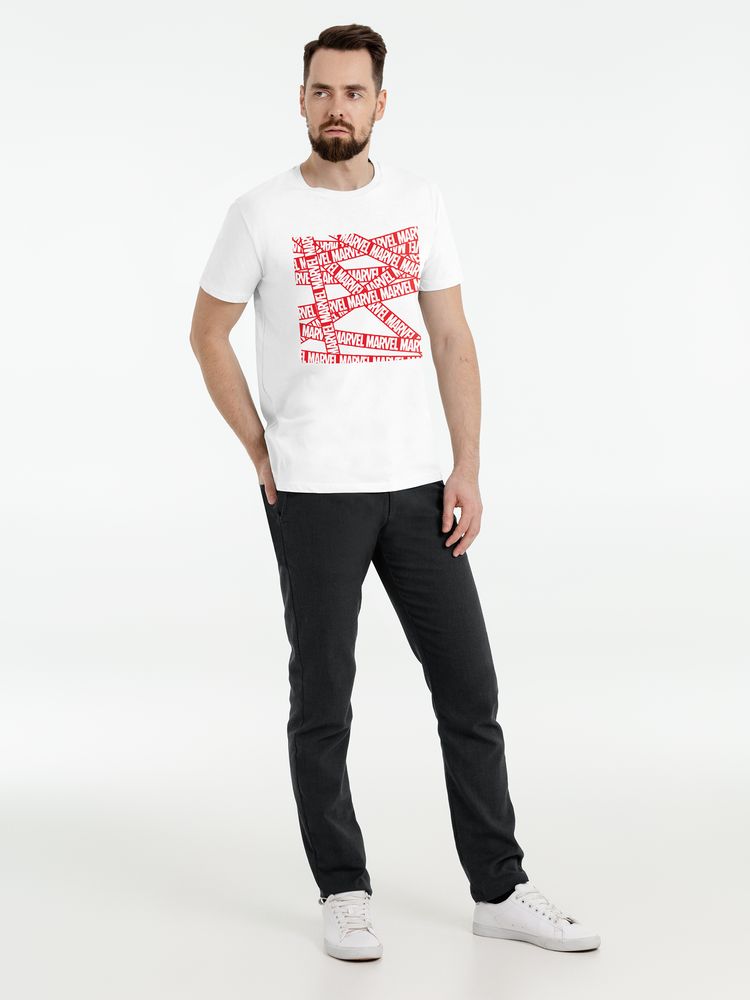 Футболка Marvel Tape, белая / Миниатюра WWW (1000)