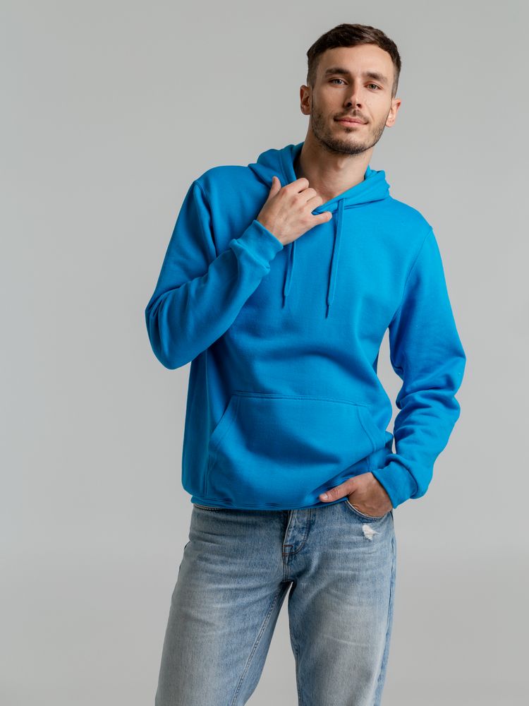 Толстовка с капюшоном Snake II бирюзовая / Миниатюра WWW (1000)