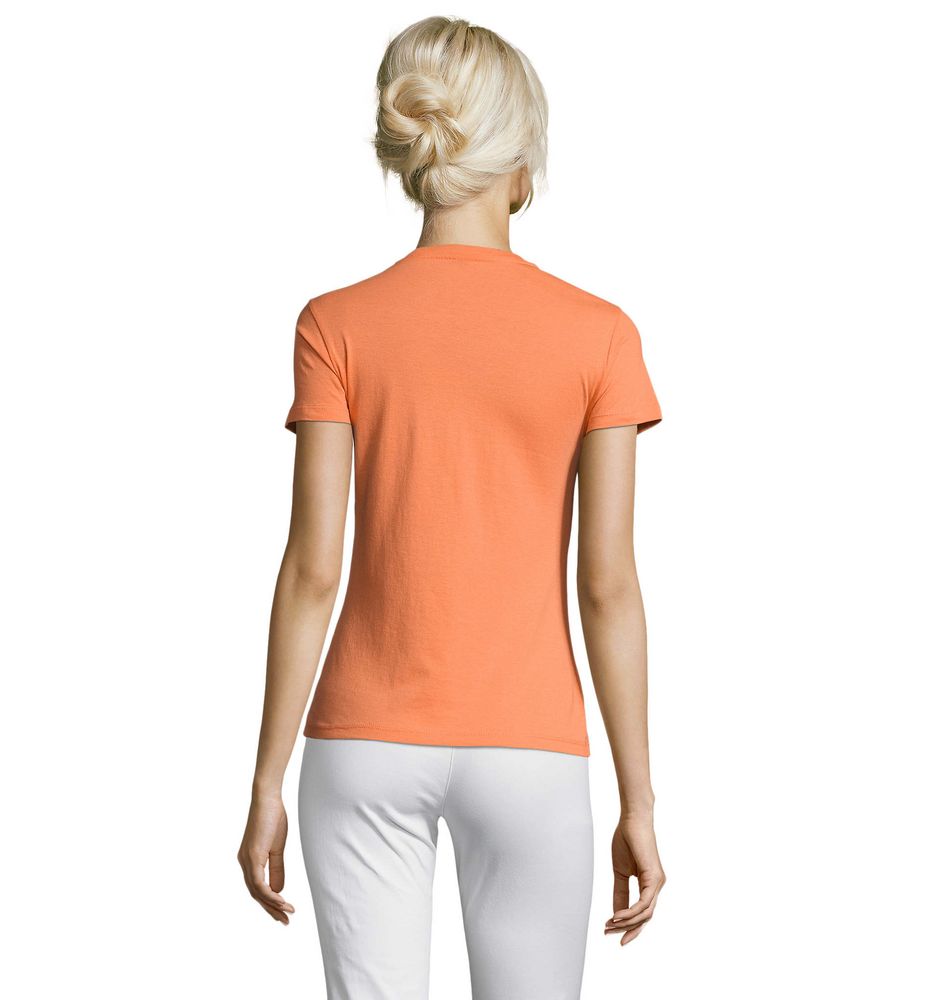 Футболка женская Regent Women, оранжевая (абрикосовая) / Миниатюра WWW (1000)