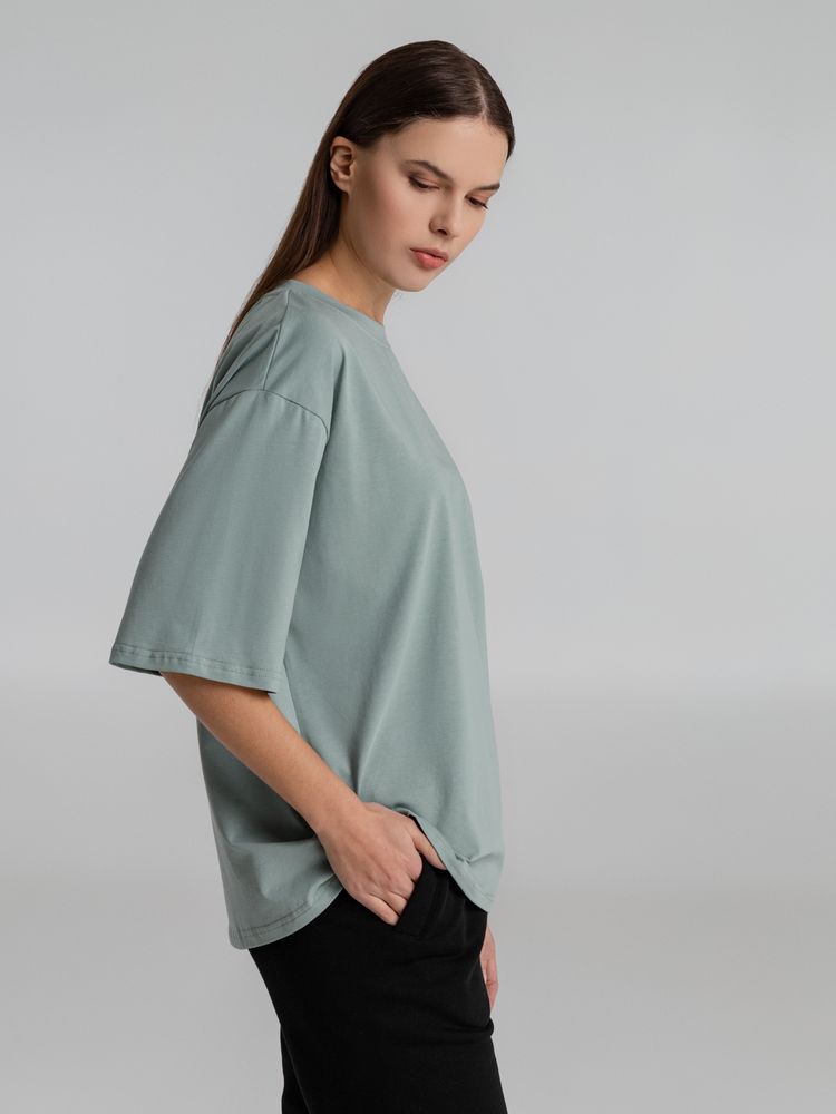 Футболка оверсайз Slope, светло-зеленая / Миниатюра WWW (1000)