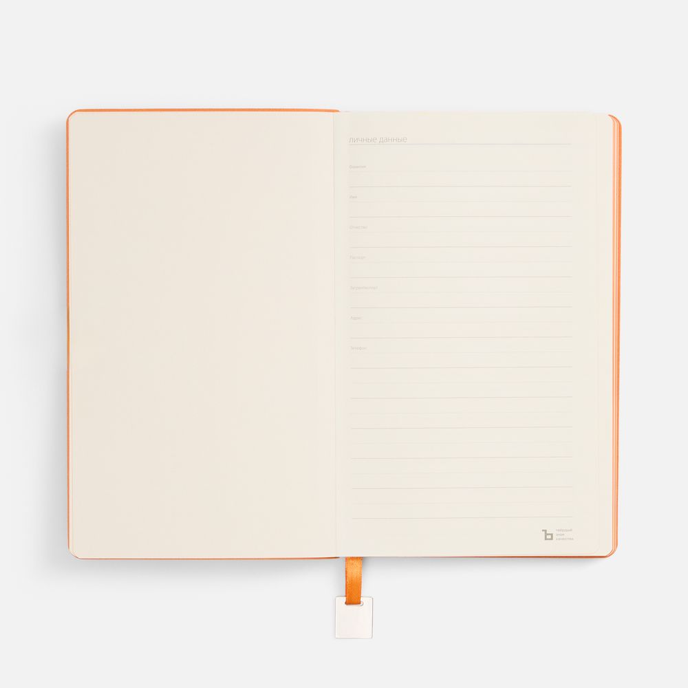 Ежедневник Shall Light, недатированный, оранжевый / Миниатюра WWW (1000)