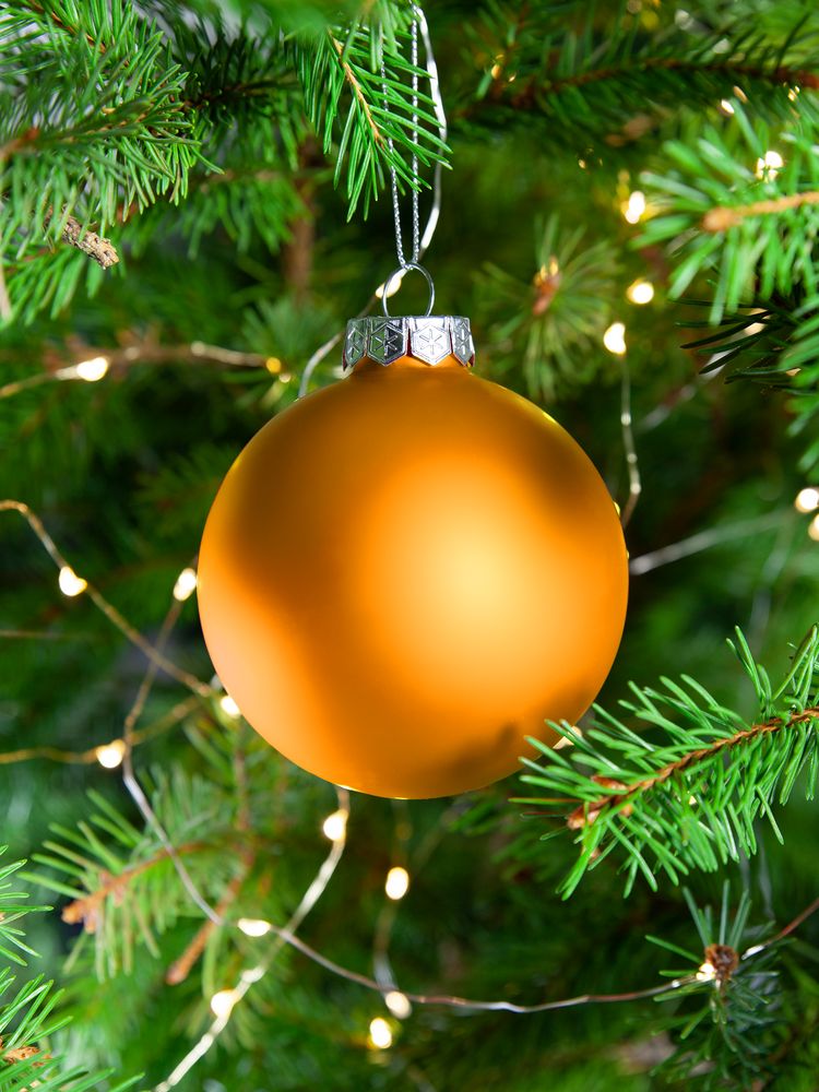Елочный шар Finery Matt, 8 см, матовый оранжевый / Миниатюра WWW (1000)