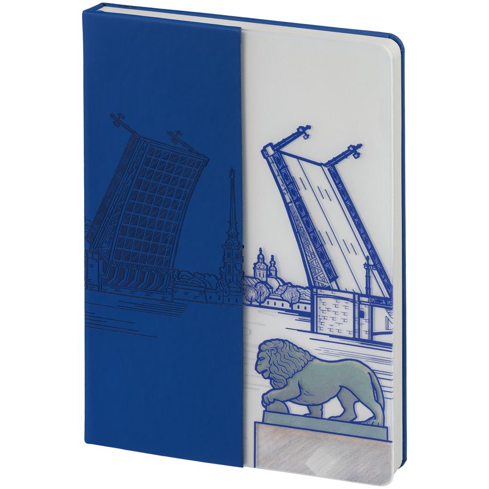 Блокнот «Города. Санкт-Петербург», синий / Миниатюра WWW (1000)