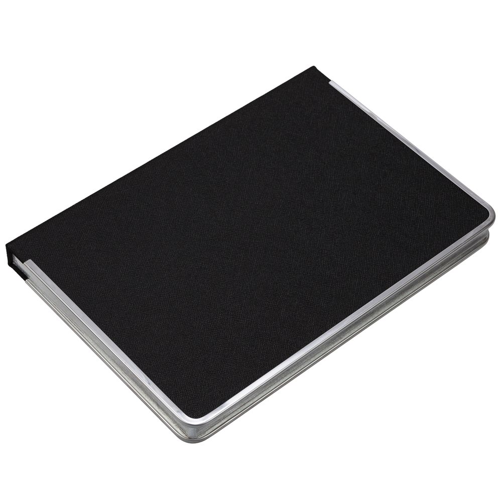 Ежедневник Frame Metal, недатированный, черный / Миниатюра WWW (1000)