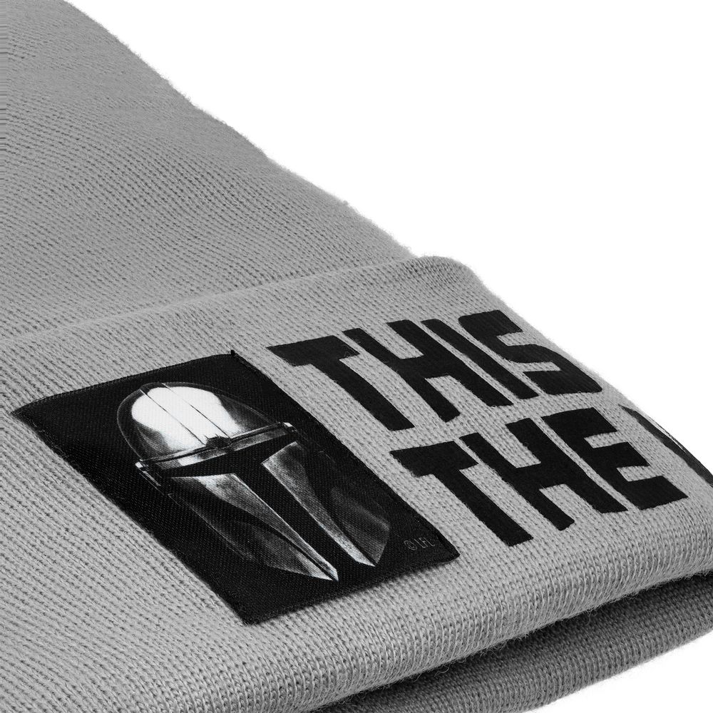 Шапка This Is The Way, светло-серая / Миниатюра WWW (1000)