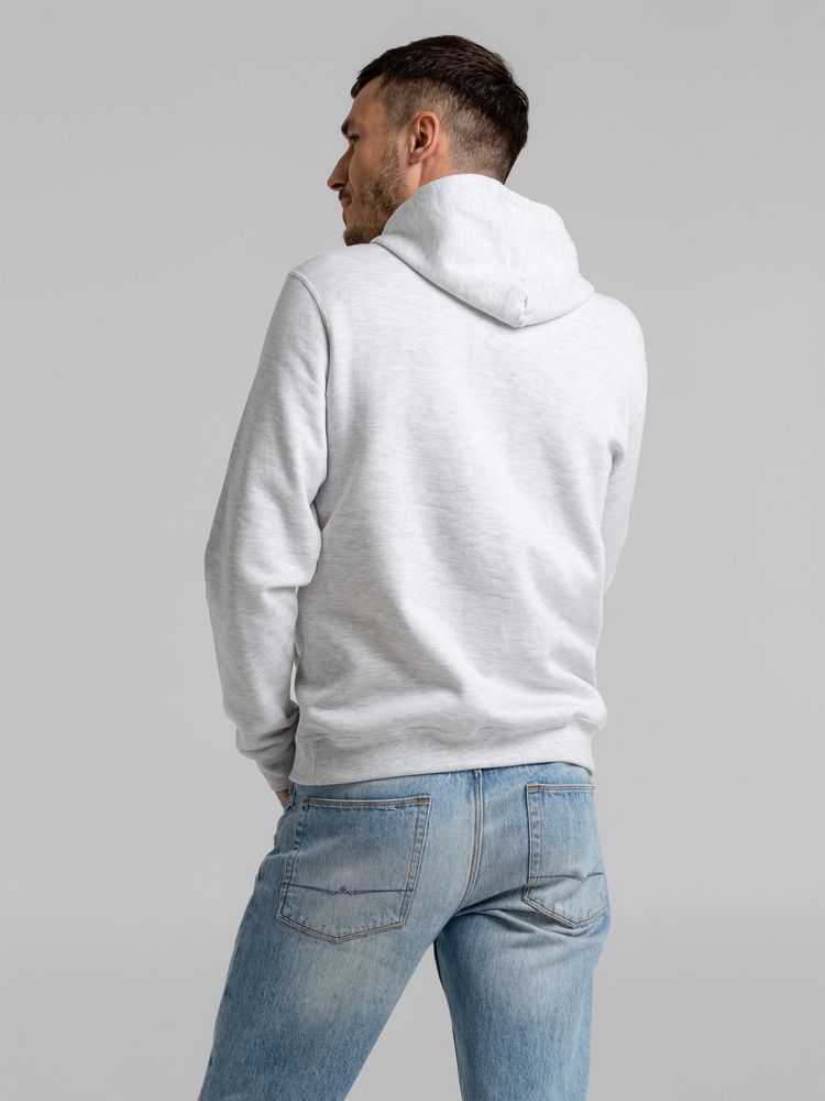 Толстовка с капюшоном Snake II светло-серый меланж / Миниатюра WWW (1000)