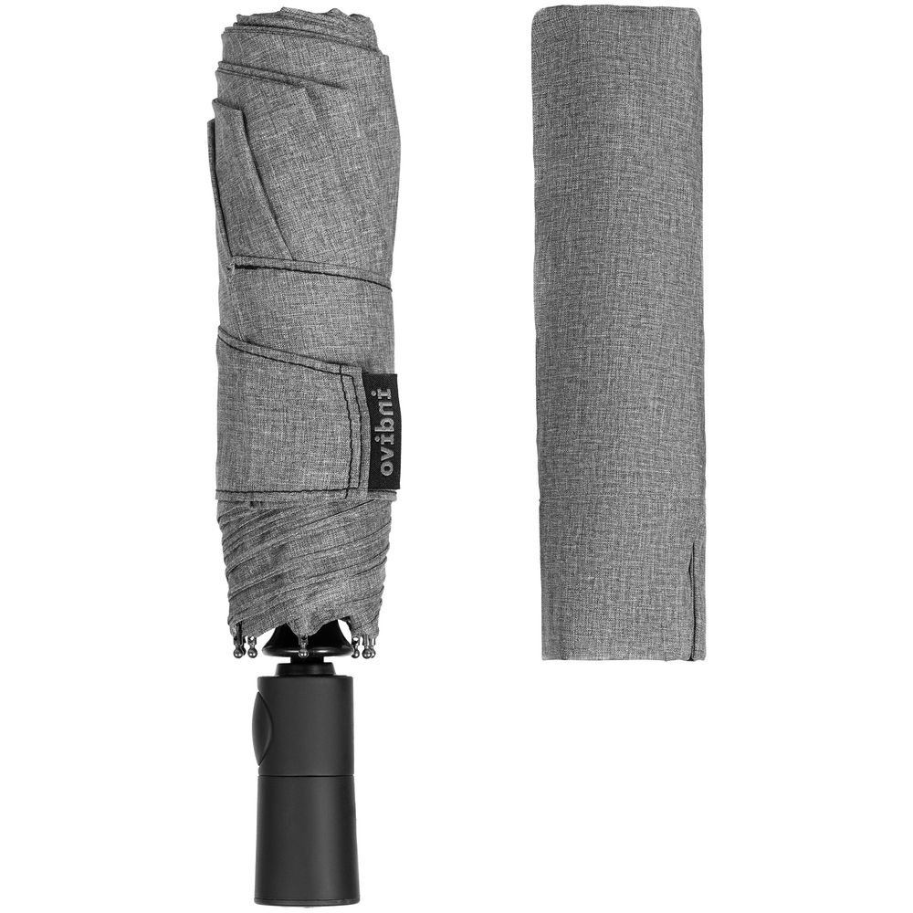 Складной зонт rainVestment, светло-серый меланж / Миниатюра WWW (1000)