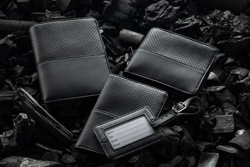 Обложка для паспорта dotMODE, черная / Миниатюра WWW (1000)