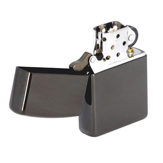 Зажигалка Zippo Classic Ebony, черная / Миниатюра WWW (1000)