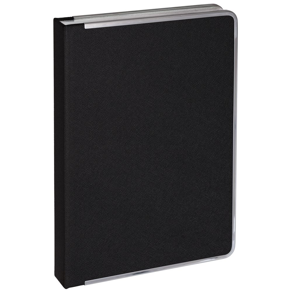 Ежедневник Frame Metal, недатированный, черный / Миниатюра WWW (1000)