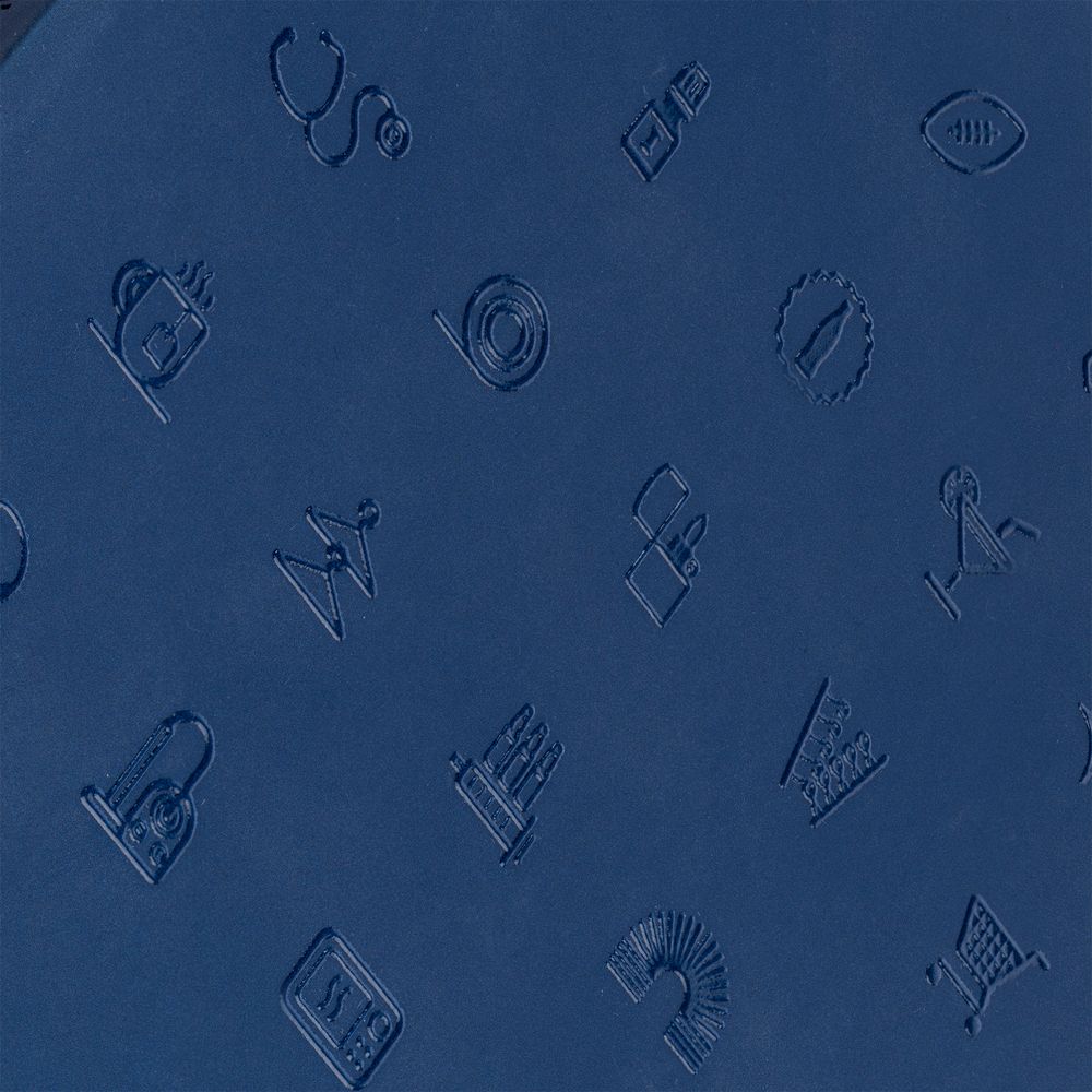 Ежедневник «История изобретений», недатированный, синий / Миниатюра WWW (1000)