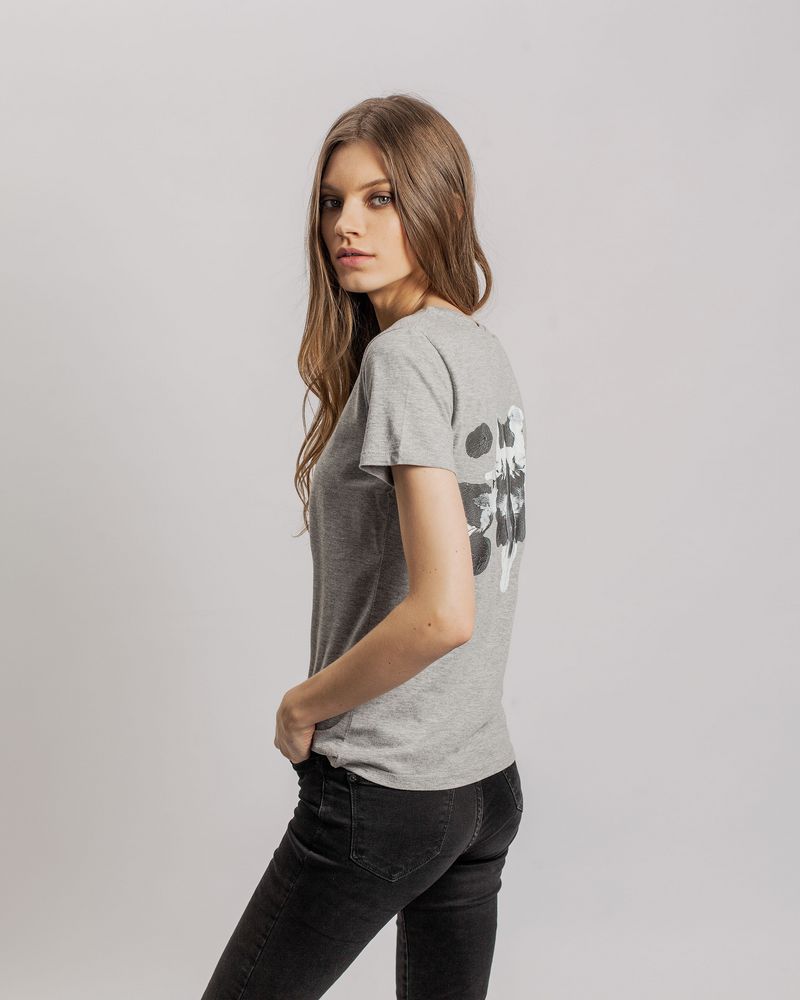 Футболка женская «Подсознательность», серый меланж / Миниатюра WWW (1000)