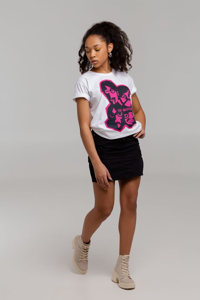 Футболка «Меламед. The Beatles», белая / Миниатюра WWW (1000)