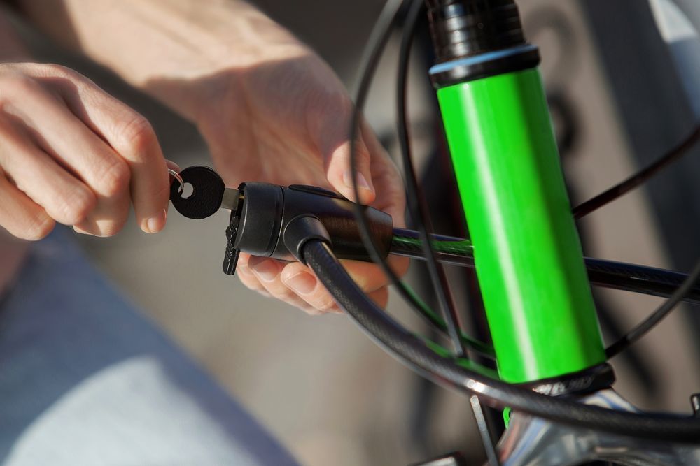 Замок для велосипеда B-Lock, черный / Миниатюра WWW (1000)