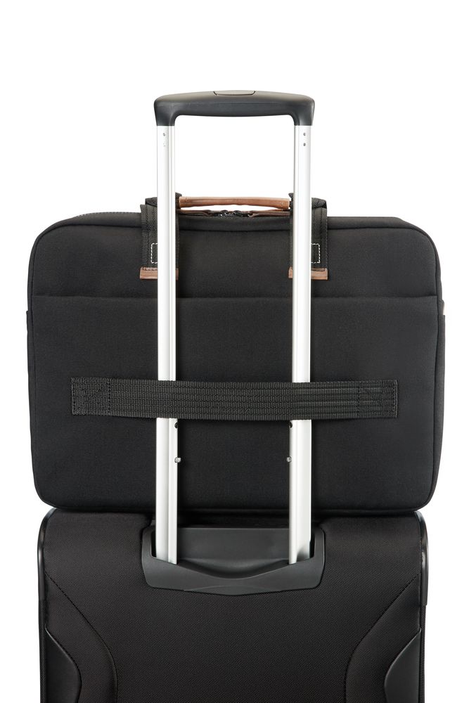 Сумка для ноутбука Sideways Laptop Bag, черная с серым / Миниатюра WWW (1000)