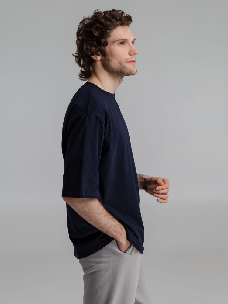 Футболка оверсайз Slope, темно-синяя / Миниатюра WWW (1000)