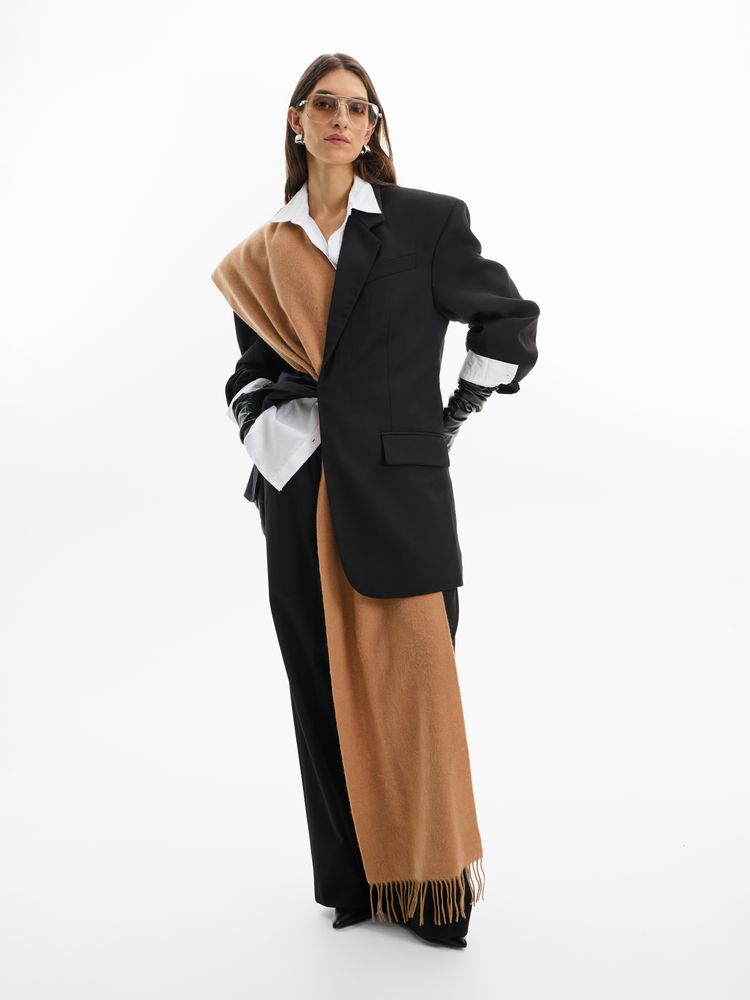 Шарф Noble, бежевый / Миниатюра WWW (1000)